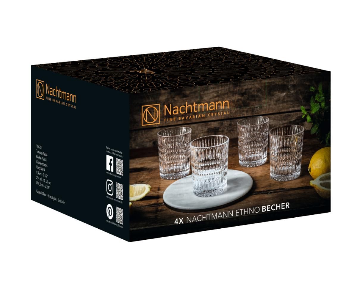 NACHTMANN Ethno Lave glass, 294ml, 4 pk