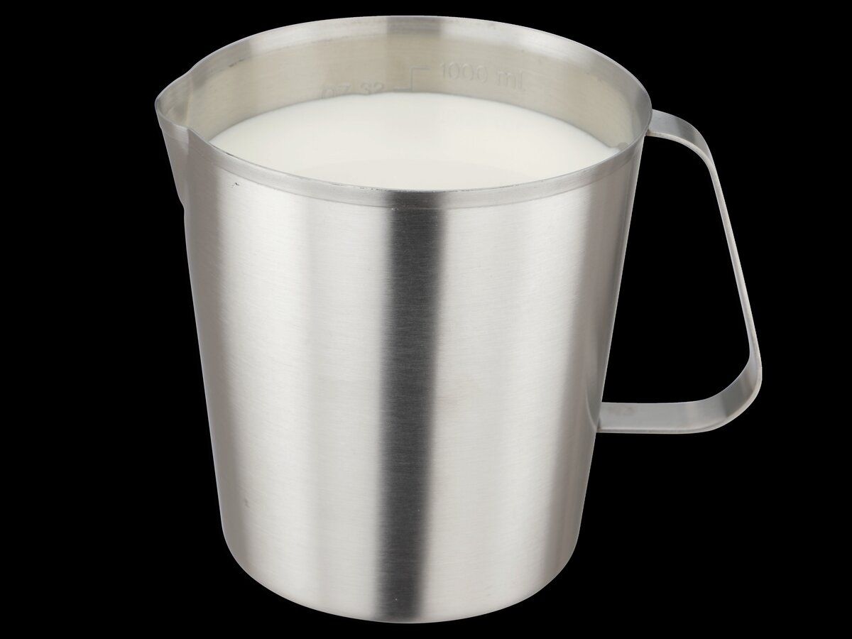 WEIS Målebeger i stål, 1 liter