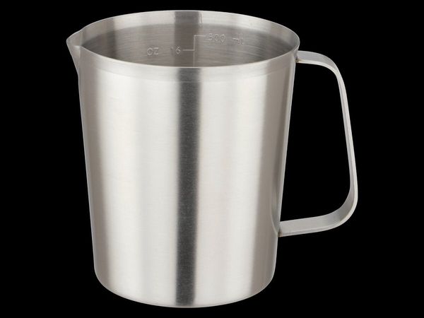 Hovedbilde WEIS Målebeger i stål, 500ml