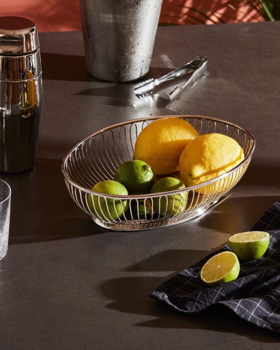 ALESSI Trådkurv oval