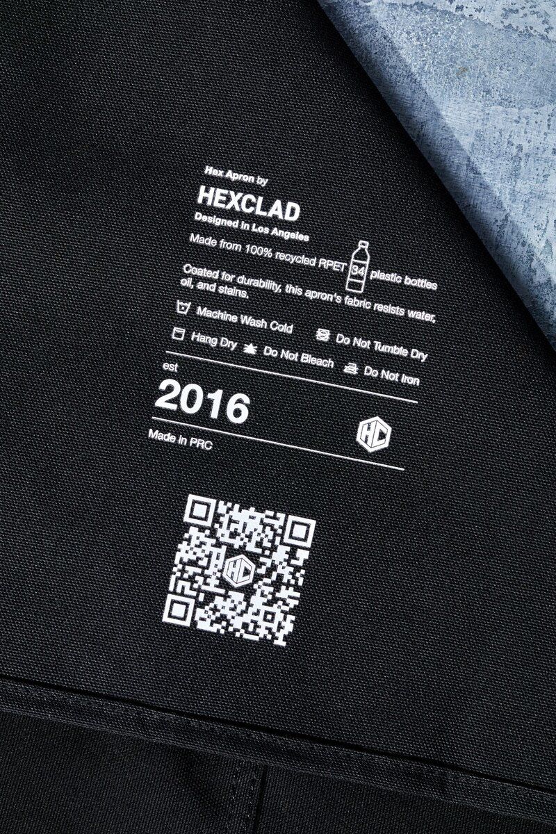HEXCLAD Forkle i stoff | Onyx