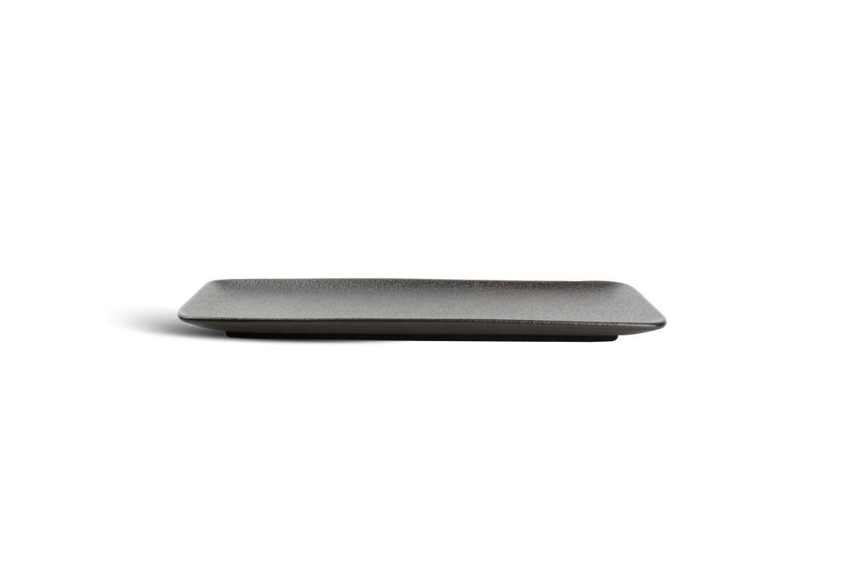 FINE2DINE Dusk Tallerken 22x10cm | Sort
