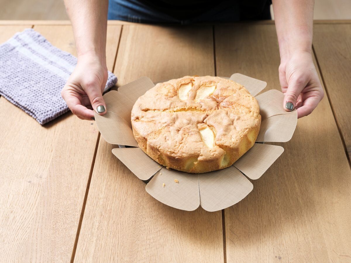 NOSTIK Bakeark i silikon for kaker, Ø20cm
