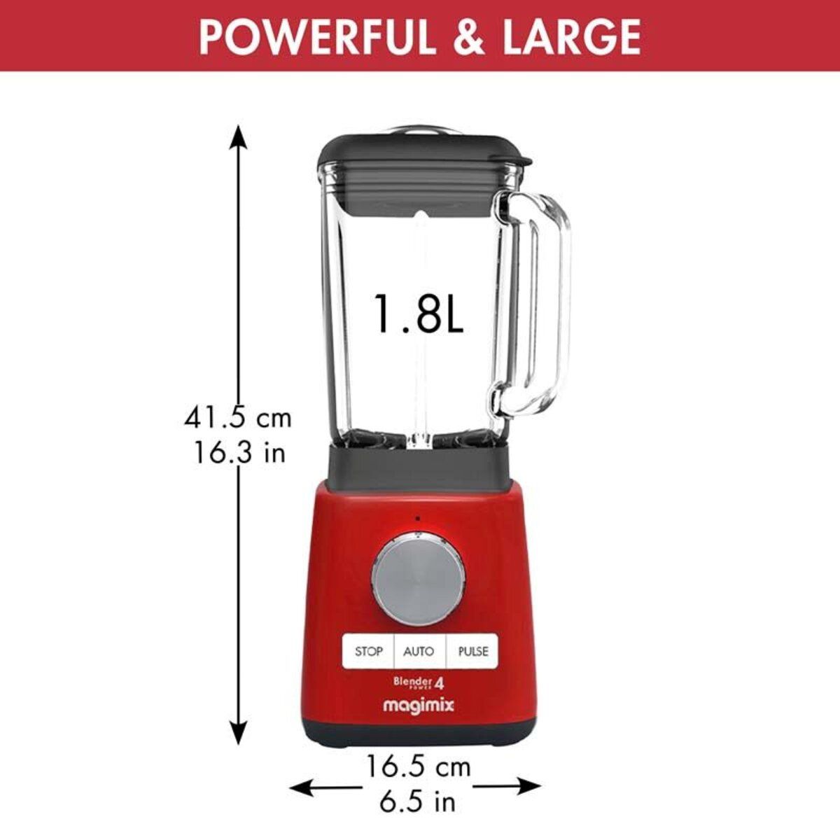 MAGIMIX Blender Power 4 Red