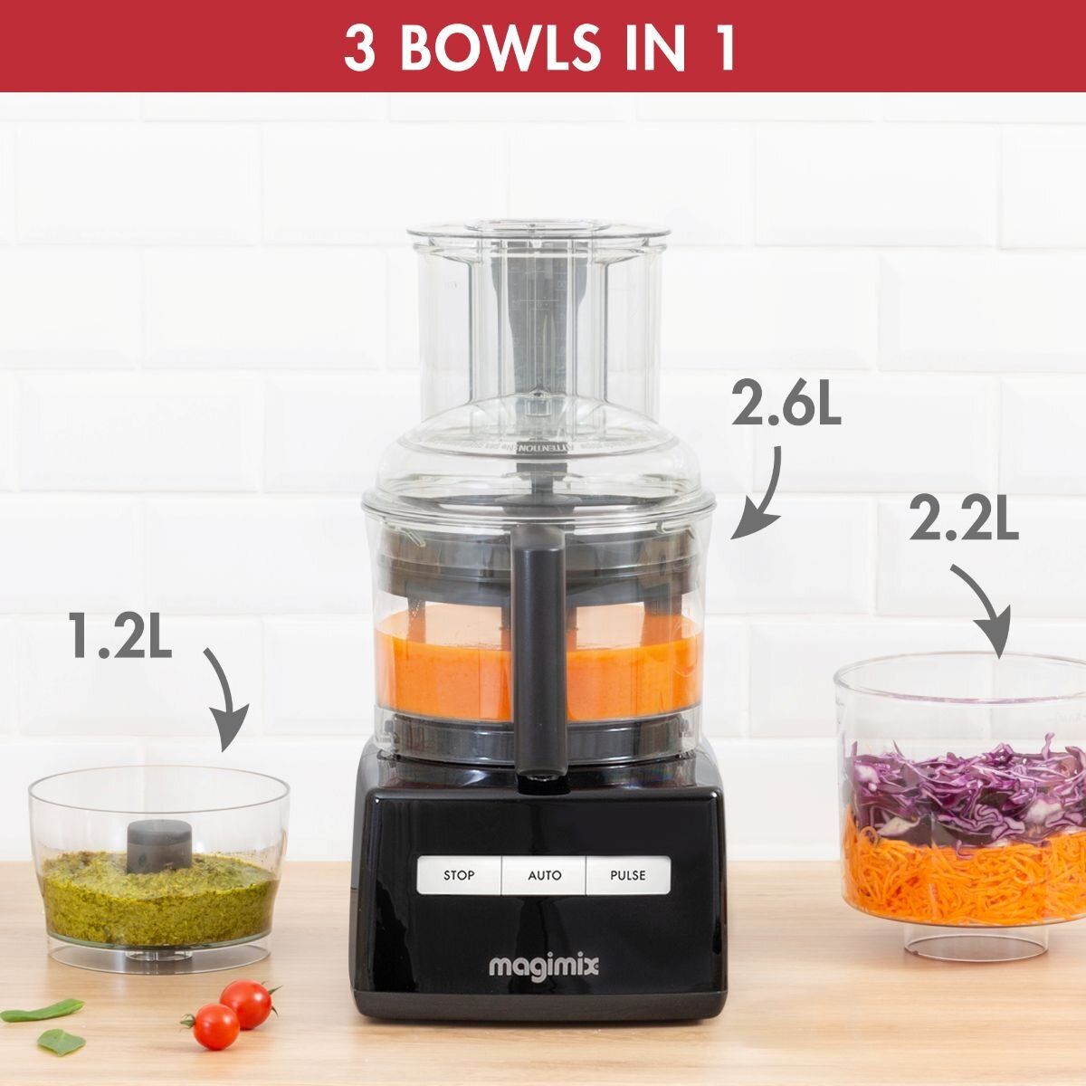 MAGIMIX Food processor CS3200 XL Black
