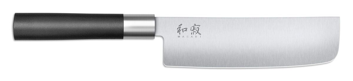 KAI WASABI BLACK Nakiri grønnsakskniv (16,5cm)