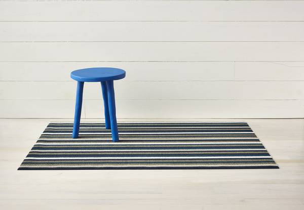 Hovedbilde CHILEWICH Even Stripe Dørmatte 46x71cm MARINE